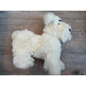 VTG Gymboree‎ Pirate Dog Plush White Shaggy Husky Puppy Retired 12"